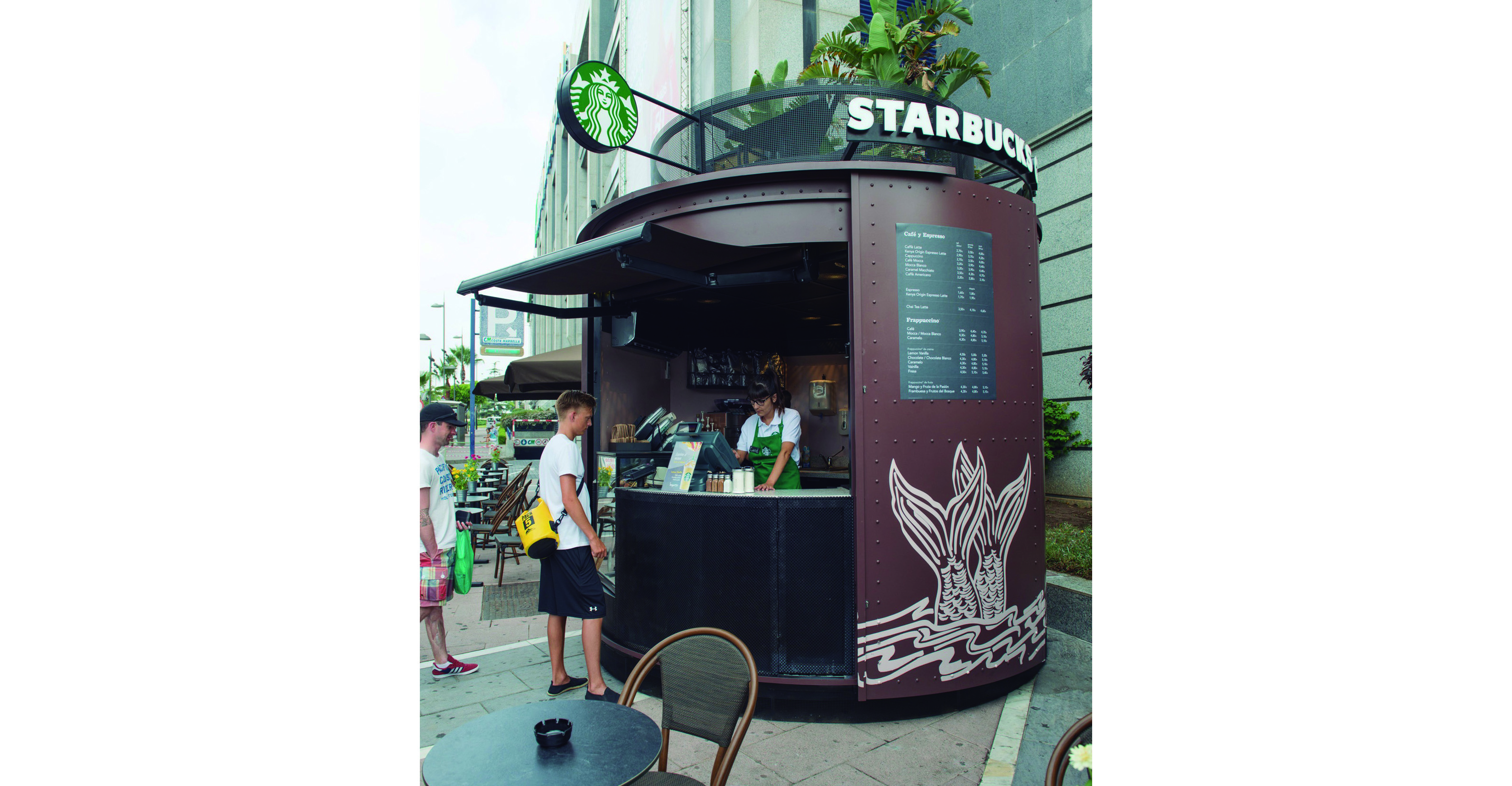 Nuevo concepto kiosco starbucks